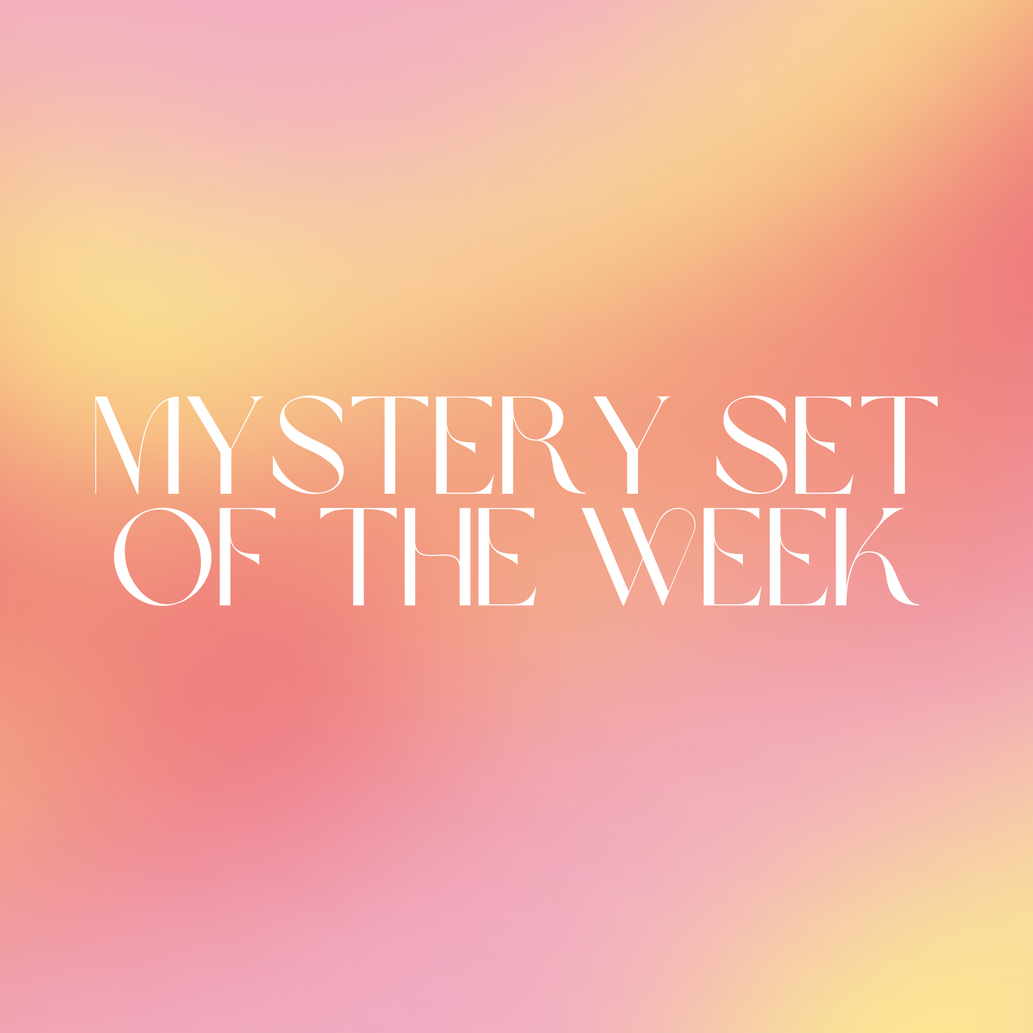 Mystery Set of the Week